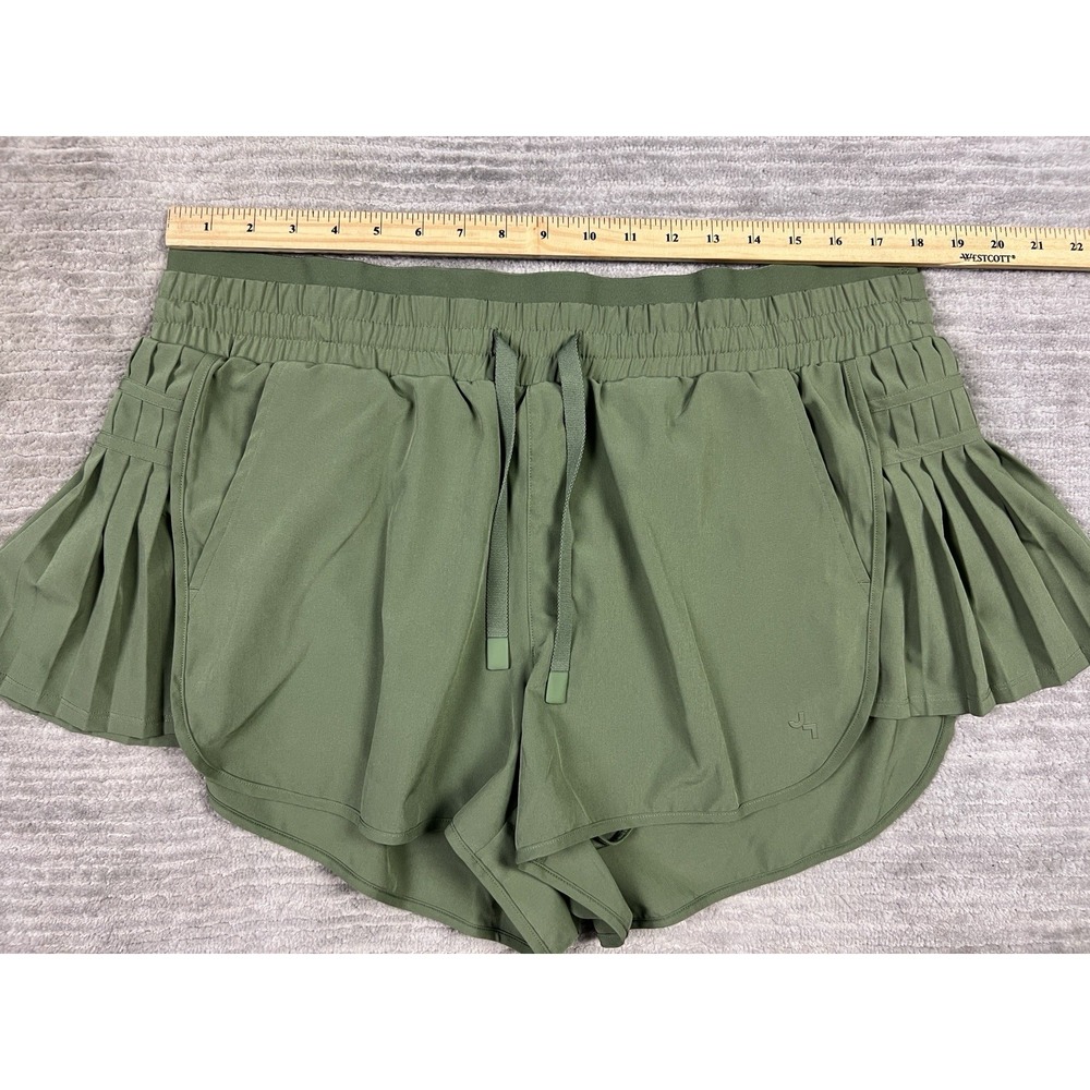 Joy Lab Athletic Shorts Womens XL Green Pull On Elastic Waist Polyester Blend - Picture 4 of 13